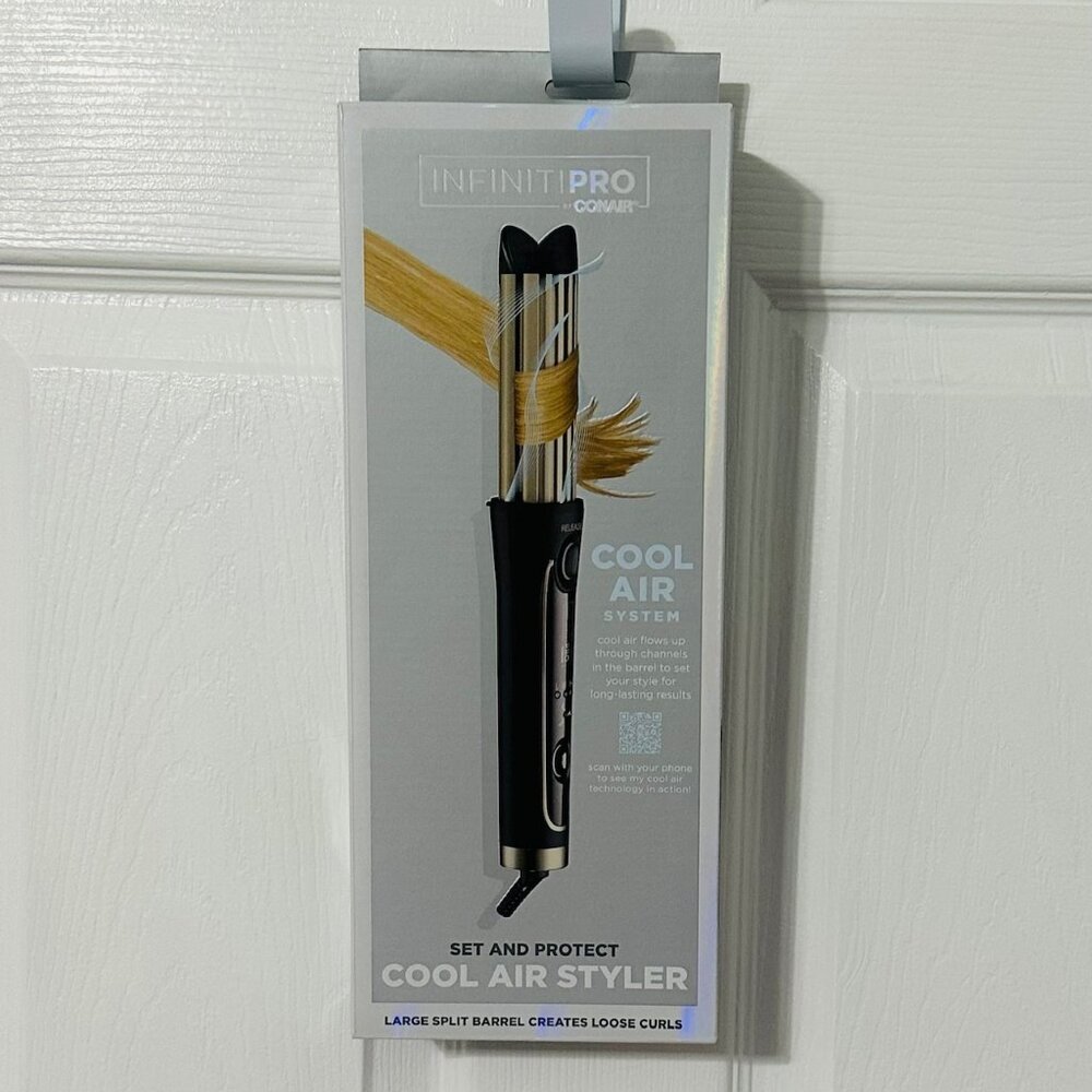 CONAIR InfinitiPRO Cool Air Styler, Heats, Curls and Cools in 1 easy step